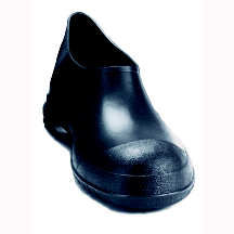OVERSHOE PVC BLACK LARGE CLEATED (PR) - Overshoe: Ankle-High Rubber